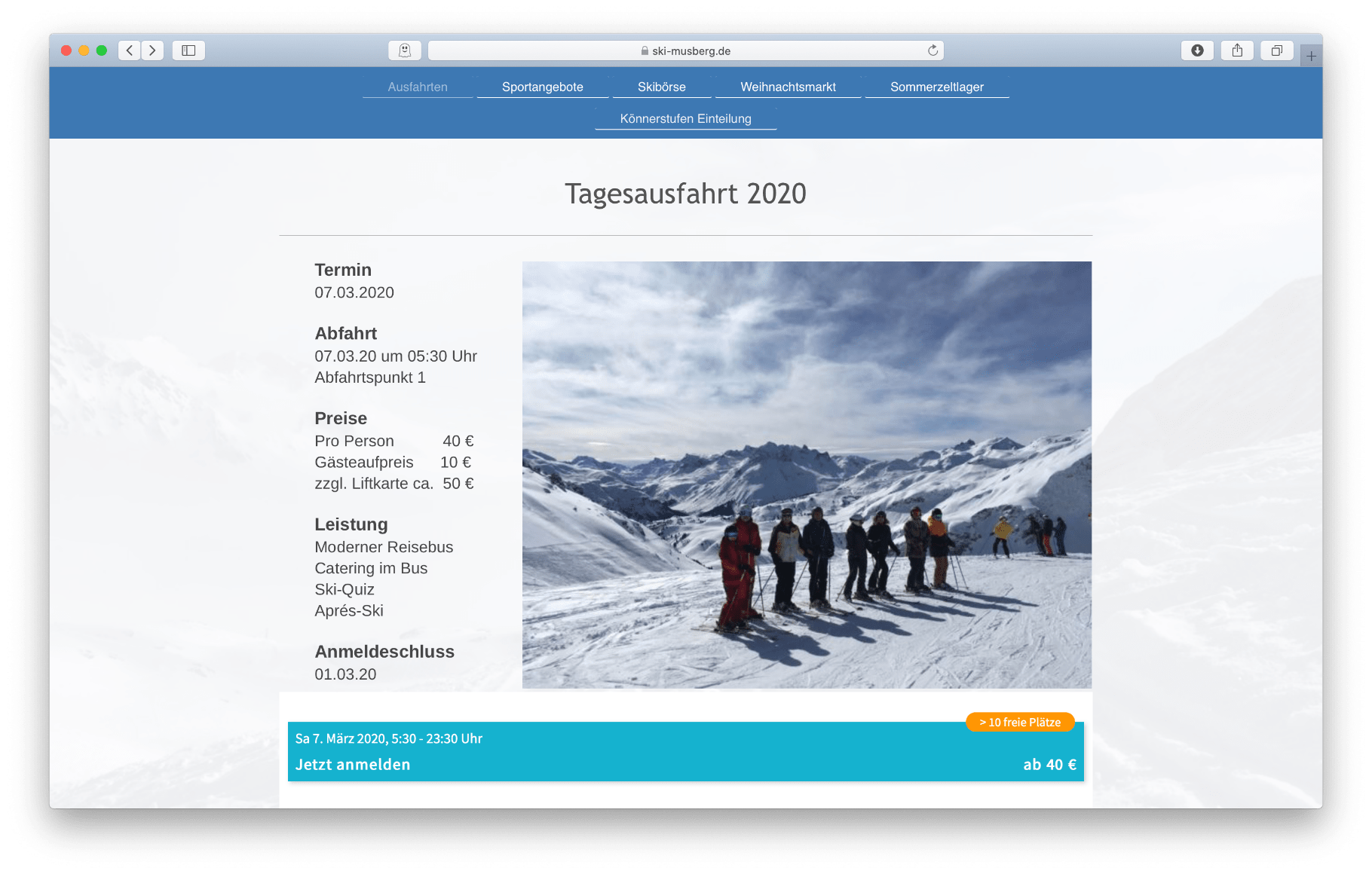 TSV - Homepage